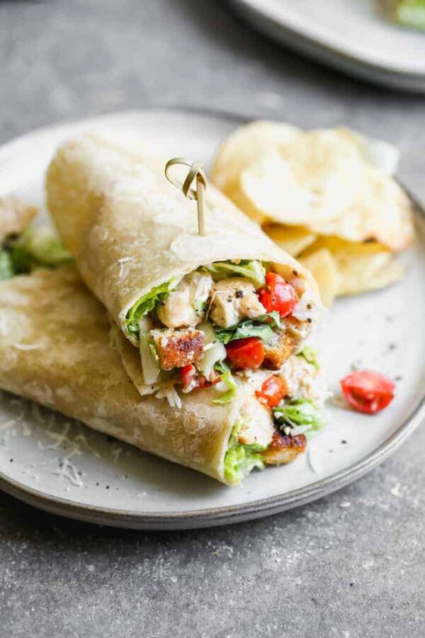 Wrap au poulet césar